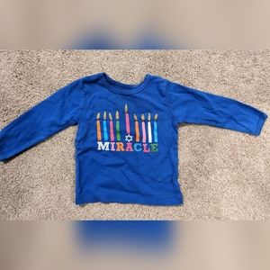 Carter's Hanukah miracle shirt